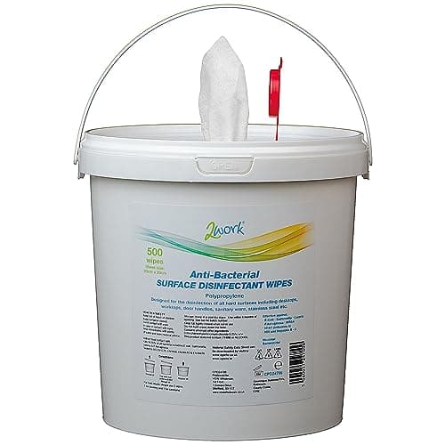 Image of 2WORK Disinfectant Wipes, Pack of 500