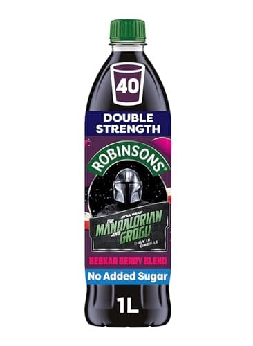 Image of Robinsons Fruit Squash Double Strength Mandalorian Pomegranate & Blackberry No Added Sugar 1L