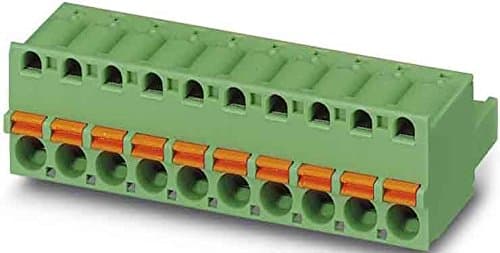 Image of PHOENIX CONTACT FKC 2,5/3-ST-5.08 Pluggable Terminal Block, 3 Ways, 320 V, 12 A, 5.08 mm, 24 AWG, 12 AWG (1 piece)