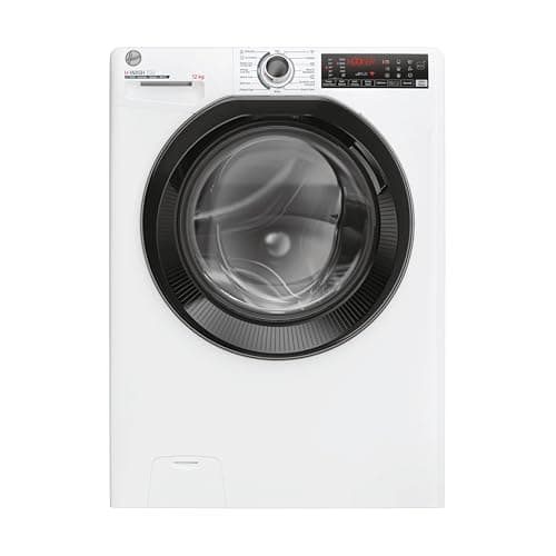 Image of Hoover H-WASH 350 12kg Freestanding Washing Machine, 1400 RPM, A Rated, ECO-Power Inverter Motor, hOn App, 60 Programmes, Eco Doser, Power Care System, White, 60x68x85 cm - H3WPS4126TAMB580