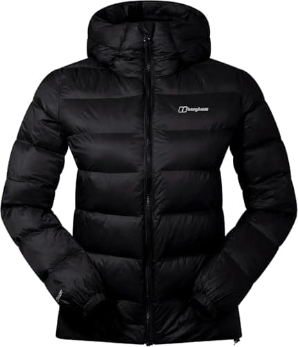 Image of Berghaus Women's Ewden Insulated Extra Warmth Big Baffle Winter Padded Jacket | Hydroloft Insulation | Adjustable Insulated Jacket, Black/Black, 14