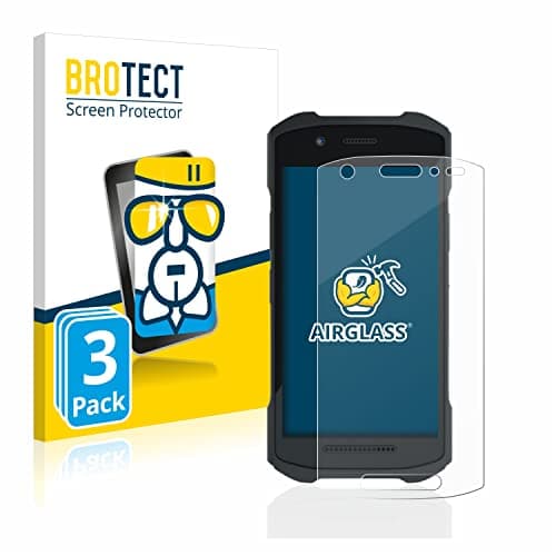 Image of brotect Glass Screen Protector Film compatible with Zebra TC21/ TC26 (3 Pack) - Glass-Foil 9H Protection [Scratch Resistant, High Clarity]