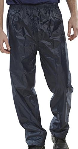 Image of NYLON B-DRI TROUSERS NAVY BLUE S