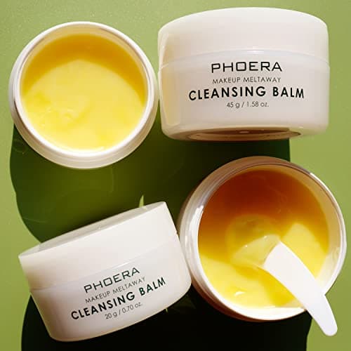 Image of ABRUS® - Phoera Cleansing Balm, Vegan Makeup Remover Balm for Soft Glowing Skin, Deep Cleansing Face Cleanser Facial Cleansing with Cruelty-free Formula