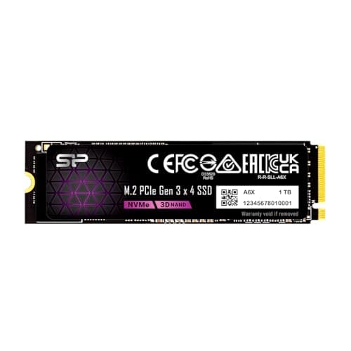 Image of Silicon Power 1TB NVMe M.2 PCIe Gen3x4 2280 SSD (SP001TBP34A60M28AY)