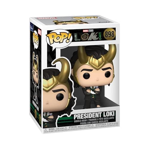 Image of Funko POP! Marvel: Loki – President Loki - Collectable Vinyl Figure - Gift Idea - Official Merchandise - Toys for Kids & Adults - TV Fans - Model Figure for Collectors and Display