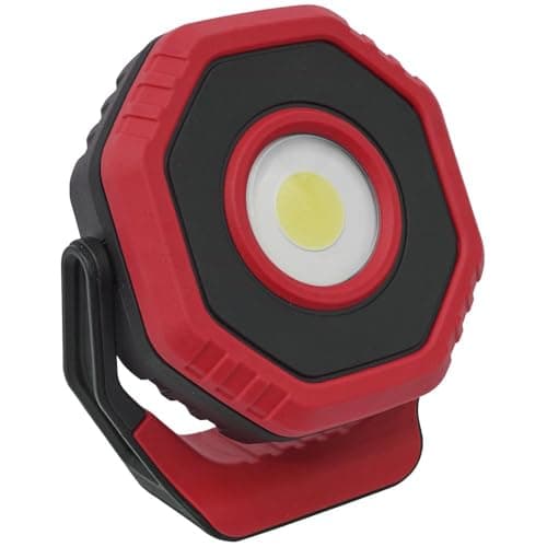 Image of Sealey LED700PR 360° 7W Cob LED Rechargeable Pocket Floodlight with Magnet - Red