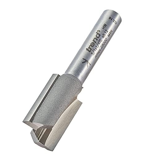 Image of Trend Professional Hinge Recess Cutter, 1/4 Inch Shank, 12.7mm Cut Diameter & 19mm Cut Length, Tungsten Carbide Tipped, 5/1X1/4TC