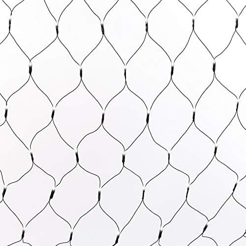 Image of The Christmas Workshop 77810 180 LED Bright White Christmas Net Lights / Curtain Style Window Lights / 8 Different Modes, packaging may vary
