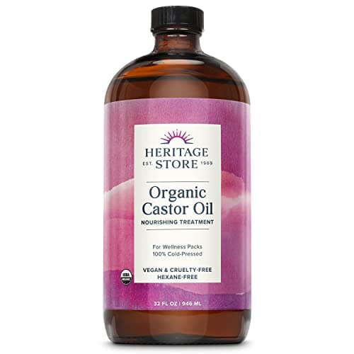 Image of HERITAGE STORE Castor Oil Organic - 32 fl. oz. (946 ml)