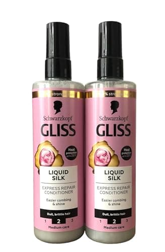 Image of Schwarzkopf Gliss Hair Repair Liquid Silk Express Repair Conditioner 200ml- Pack of 2
