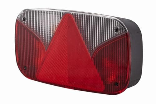Image of HELLA 2VA 998 232-251 Rearlight - Bulb - 12V - Bolted/mounting - Lens Colour: White / Red - Plug: Protected contact plug - left - Quantity: 1