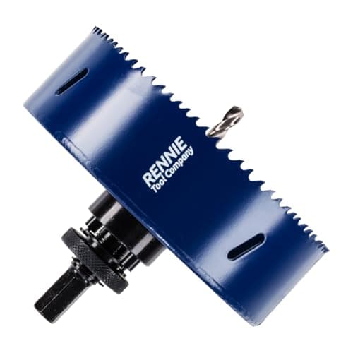 Image of 130mm Hole Saw Bi-Metal With Arbor And Pilot Drill For Drilling/Cutting Wood, Plastic, Metal Sheet, Stainless Steel, Pipes, Drywall, Circular Holesaw Set M35 5% Cobalt Bi Metal Hole Cutter