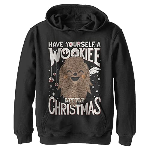 Image of Star Wars Wookie Christmas HoodieUnisex Children, Black, XL