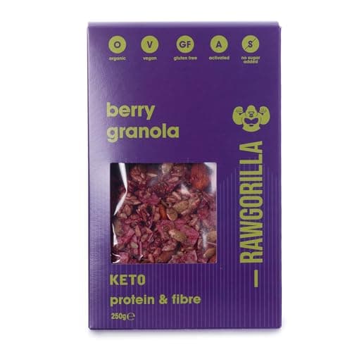 Image of Organic Berry Granola Cereal Keto - 250g - RAWGORILLA