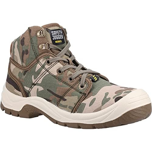 Image of SAFETY JOGGER 'Desert' S1P SRC Unisex Safety Boot (EU 40, Camoflage) Camouflage