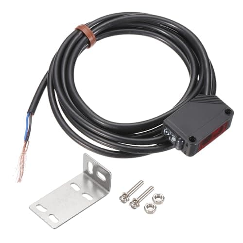 Image of sourcing map E3Z-LS81 Photoelectric Sensor, 200mA 12-24VDC V Laser Diffuse Reflection Photoelectric Switch Sensor 4 Lines Detection Distance 30-300MM PNP NO+NC with Bracket(Black)