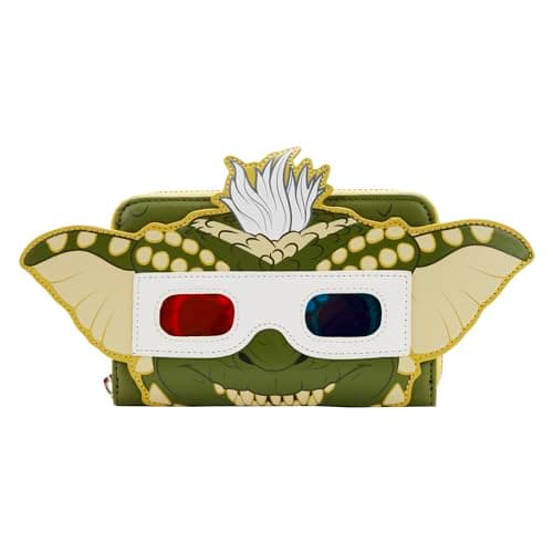 Image of Loungefly POP Gremlins Stripe Cosplay Wallet, Green, Standard