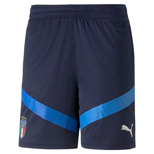 Image of PUMA Men's FIGC Training Shorts, Peacoat-Ignite Blue, Medium