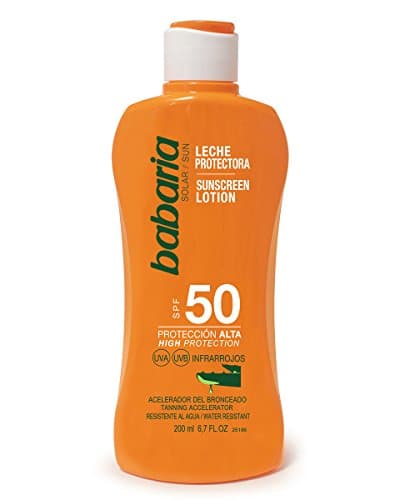 Image of Babaria Btsw-137319 Babaria Sunscreen Lotion with Aloe Vera SPF50 200 ml