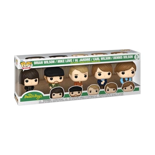 Image of Funko Pop! Rocks: the Beach Boys - Brian Wilson - Pet Sounds 5PK - Collectable Vinyl Figure - Gift Idea - Official Merchandise - Toys for Kids & Adults - Music Fans - Model Figure for Collectors