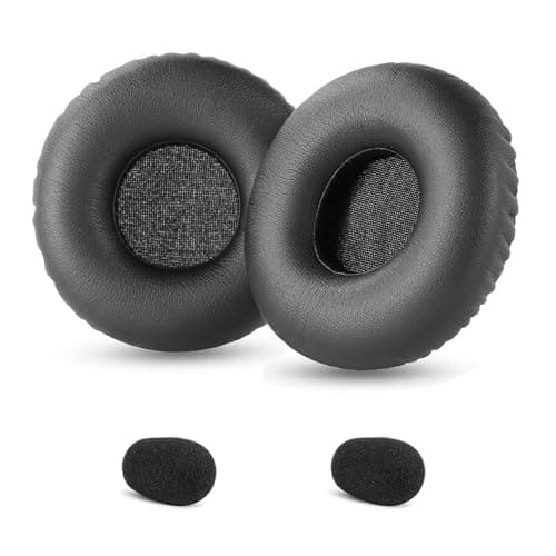 Image of C400-XT Earpads Replacement Compatible with BlueParrott C400-XT C400 XT Mono Bluetooth Wireless Headset Protein Leather Ear Cushions Ear Pads with Designed for Truck Drivers