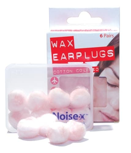 Image of Noise-X Earplugs Wax Cotton 6Pr