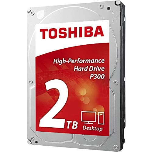 Image of Toshiba 2TB P300 7200 RPM 64MB Cache SATA 6.0Gb/s 3.5" Desktop Internal Hard Drive Retail Packaging Model HDWD120XZSTA