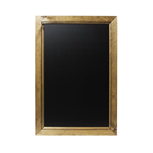 Image of Chalkboards UK WC312 Wood Framed Blackboard, A2, Dark Oak, (62.4 x 45 x 1.5cm)