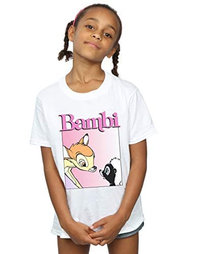 Image of Disney Girls Bambi Nice to Meet You T-Shirt White 5-6 Years