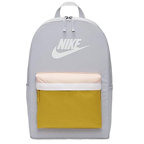 Image of Nike Nk Heritage Bkpk - 2.0 Sports Backpack - Sky Grey/Saffron Quartz/(White), MISC
