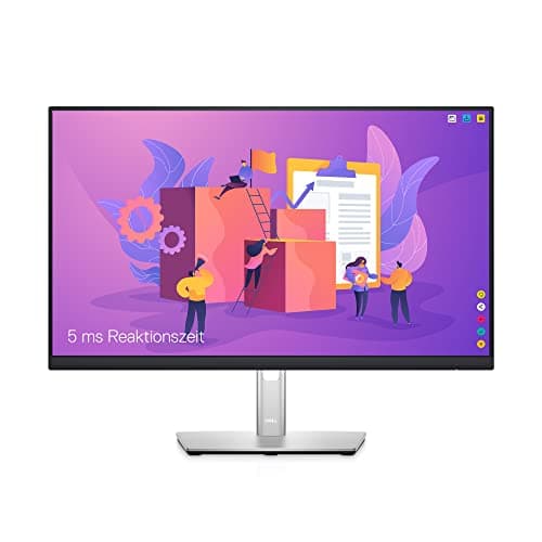 Image of DELL P2422H 24 Inch Full HD (1920x1080) Monitor, 60Hz, IPS, 5ms, 99% sRGB, DisplayPort, HDMI, VGA, 5x USB, 3 Year (Renewed)