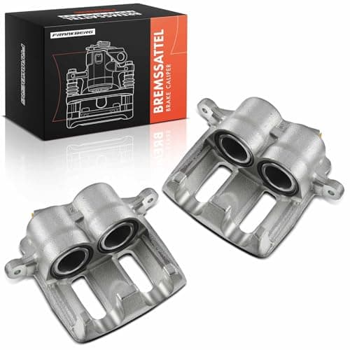 Image of Frankberg 2x Brake Caliper Disc Brake Front Left Right Compatible with Viano W639 Vito Bus W639 Vito/Mixto Box W639 Replace# 6394201183