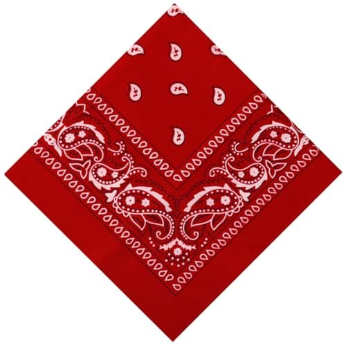 Image of sularpek Paisley Bandana, Stylish Cowboy Headband Handkerchief, Premium Stylish & Versatile Bandana, Bandanas for Outdoor Adventures Perfect for Cycling, Hiking, Running, Yoga, Motorcycling, and More