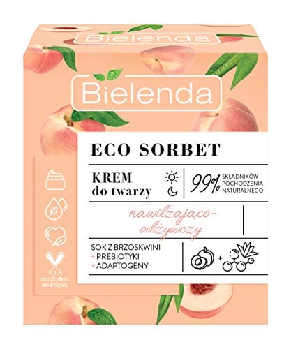Image of Bielenda - ECO SORBET - Moisturizing & Nourishing Face Cream - Moisturizing and nourishing face cream - Peach - 50 ml