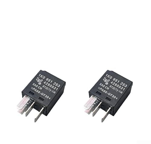 Image of Rackumic Fuel Pump Relay 1K0951253 pcs High Grade Rubber Construction 2x2x4 cm Compatible for AMAROK for PASSAT CC for GOLF for JETTA for POLO for TIGUAN for A3 S3 for TT R8 Seat for IBIZA for SKODA