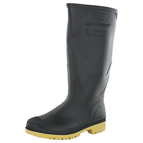 Image of Dikamar Administrator Wellington/Mens Boots/Plain Rubber Wellingtons (8 UK) (Black)