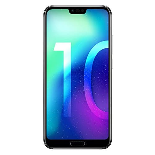 Image of Huawei Honor 10 Dual SIM (COL-L29) 64GB UK SIM Free 4GB RAM Midnight Black (Certified Refurbished)