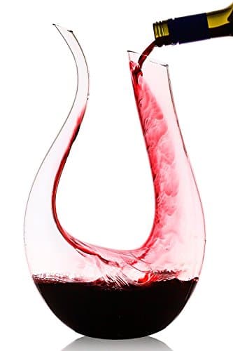 Image of Wine Decanter,Towinle Red Wine Carafe Leadfree Crystal Glass Wine Aerator Wine Presents Accessories (1200 Milliliter)