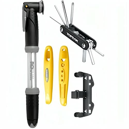 Image of Topeak Essentials Cycling Accessory Kit, includes Pump/Multi-tool/Tyre Levers