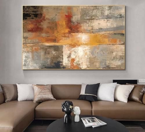Image of ARTHOMECANVAS Canvas Print for Living Room – Modern Painting Living Room Bedroom 100 x 70 cm – Canvas (Abstract – Colours, 100 x 70 cm, Framed Canvas)