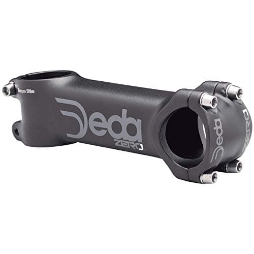 Image of Deda Elementi Unisex's Zero Bicycle Stem, Black on Black, 90 mm