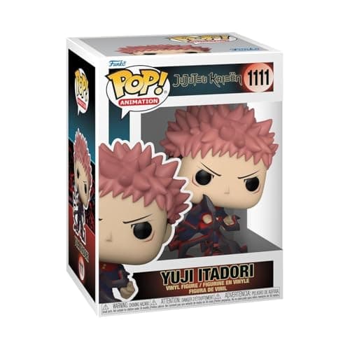 Image of Funko POP! Animation: Jujutsu Kaisen - JJK - Itadori - Glow in the dark - 1 in 6 chance of receiving the rare Chase variant - Styles may vary - Glow in the Dark - Collectable Vinyl Figure - Gift Idea