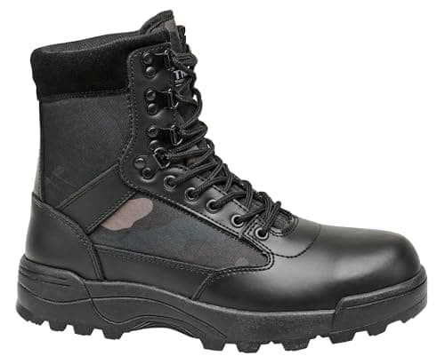 Image of Brandit Phantom Tactical Men's Boot Black Casual Wear, Dark camo, 8.5 UK