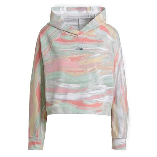 Image of Adidas Originals Women's Cropped Hoodie (Multicolor, Large)