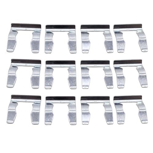 Image of 12 pcs/set SHLPDFM Rear Brake Hose Clips U Shaped Brake Line Clamps 191611715 115595700 005120265 Fits for VW Golf Mk4 Mk5 Mk6 Polo Audi A3 Febi