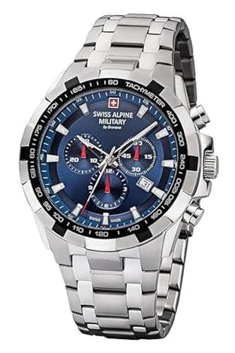 Image of Swiss Alpine Military 7043.9135 Watch Chrono 46mm 10ATM, Bracelet