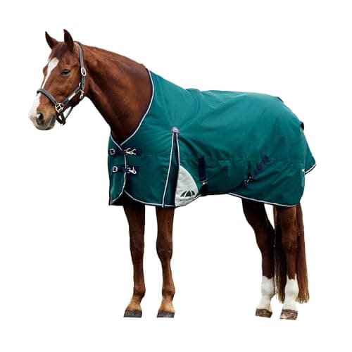 Image of WeatherBeeta ComFiTec Plus Dynamic Turnout 100G, Forest Green/Navy, 6'6