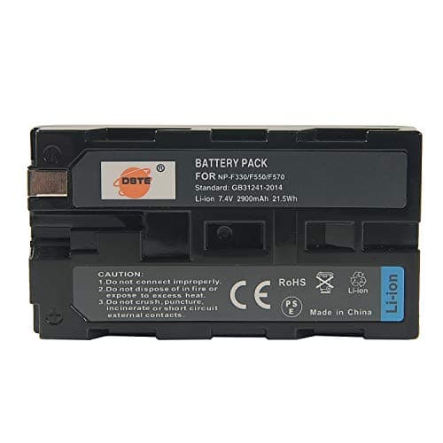 Image of DSTE® NP-F550 Rechargeable Li-ion Battery for Sony NP-F550, NP-F330, NP-F530, NP-F570