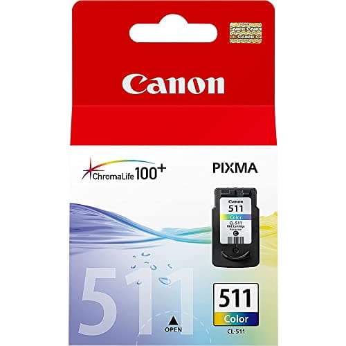 Image of Canon CL-511 Ink Cartridge for printers (Cyan, Magenta, Yellow, Pixma iP/MP/MX/Pro, Blister, Inkjet), CL511